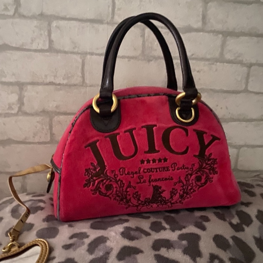 Old y2k vintage juicy velvet purse